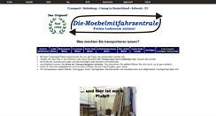 Desktop Screenshot of die-moebelmitfahrzentrale.de